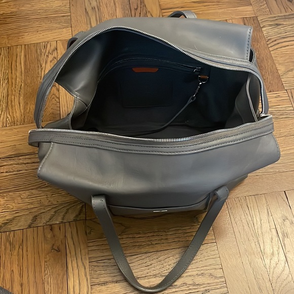 Shinola Detroit Gray Leather Tote - Picture 7 of 10